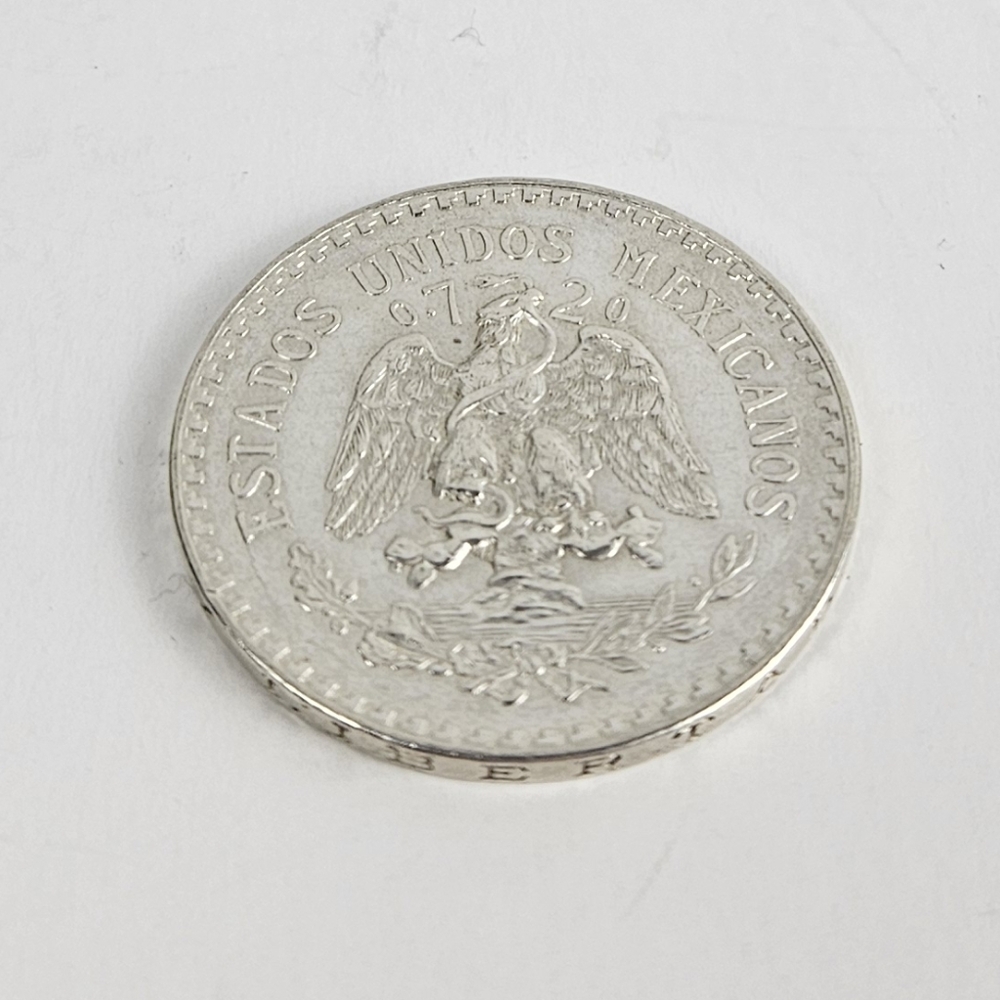 Collectible 1933 Antique 1 Mexican Peso | Rare Silver Currency Century Foreign - Picture 3 of 5
